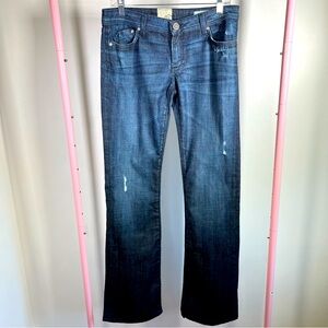 Dylan George Elizabeth Regular Rise Bootcut Distressed Jeans Size 27 EUC